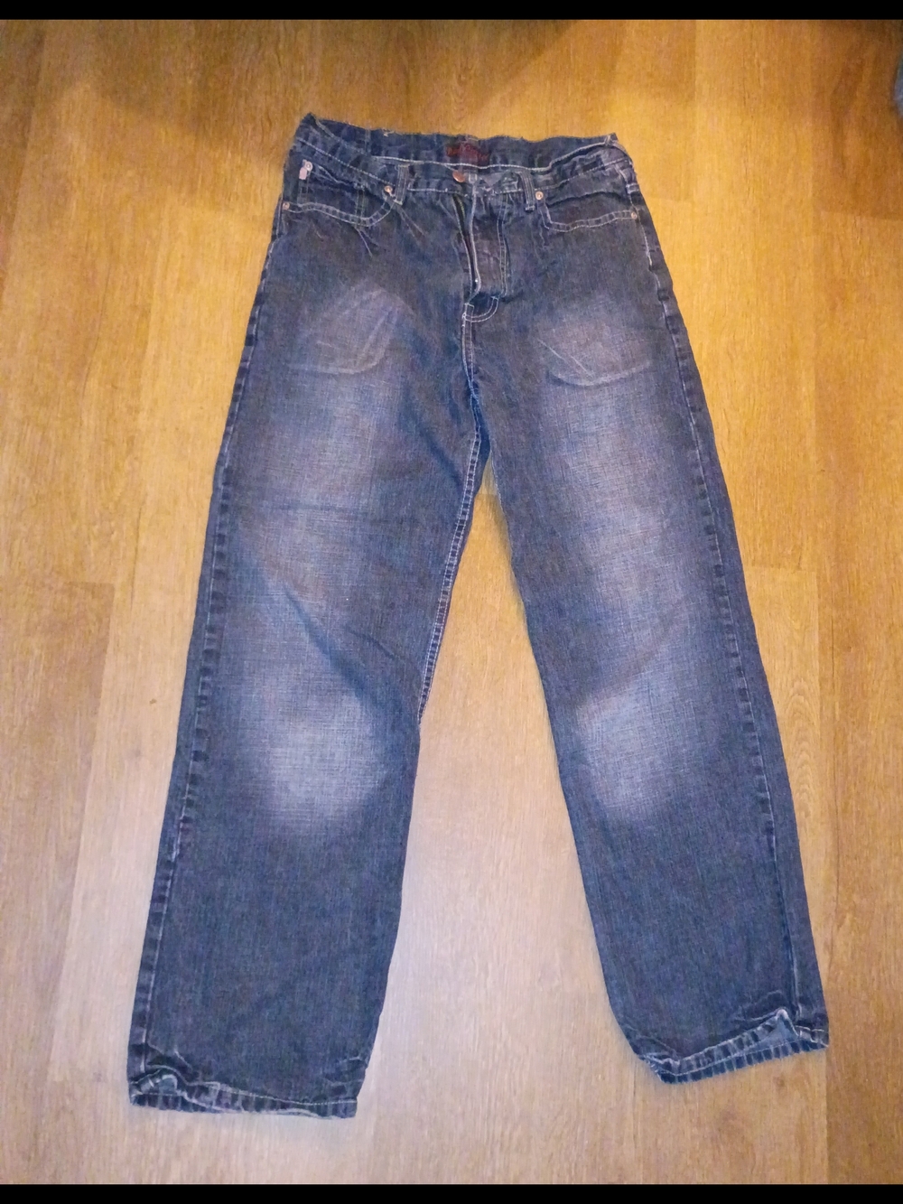 Red Camel Men's Relaxed-Fit Dark Blue Jeans